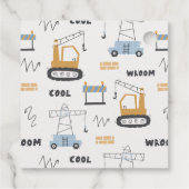 Schuine kraan Kinder elke zondag Bedankjes Labels (Achterkant)