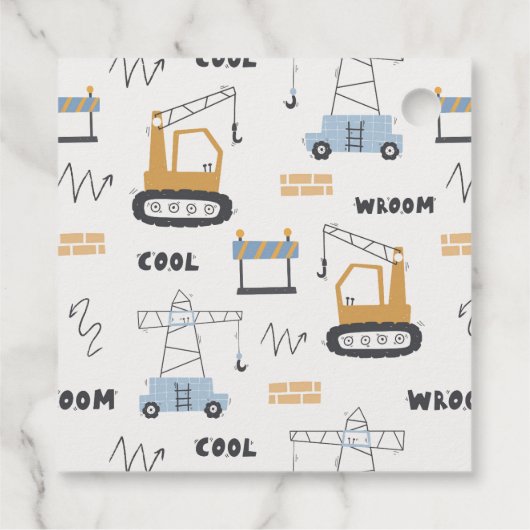 Schuine kraan Kinder elke zondag Bedankjes Labels (Achterkant)