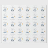 Schuine kraan Kinder elke zondag Cadeaupapier (Vlak)