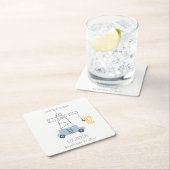 Schuine kraan Kinder elke zondag Kartonnen Onderzetters (Insitu)