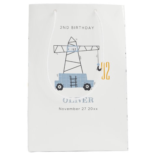 Schuine kraan Kinder elke zondag Medium Cadeauzakje (Voorkant)