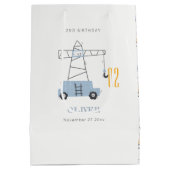 Schuine kraan Kinder elke zondag Medium Cadeauzakje (Achterkant)