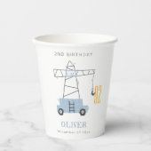 Schuine kraan Kinder elke zondag Papieren Bekers (Voorkant)