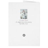 Schuine muis en rode bessen sneeuwen (Achterkant)