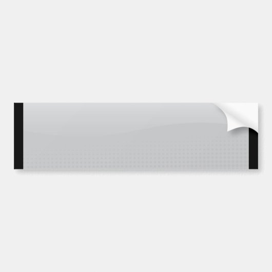 Schuine opmaak met schuine rand bumpersticker (Voorkant)