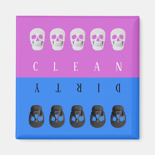 Schuine Paarse blauwe vun omkeerbare dissel Magneet (Voorkant)