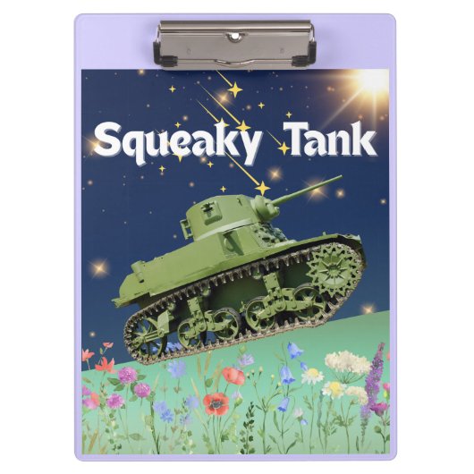 schuine tank klembord (Voorkant)