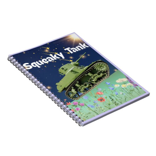 schuine tank notitieboek (Rechterzijde)