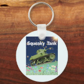 schuine tank sleutelhanger (Voorkant)