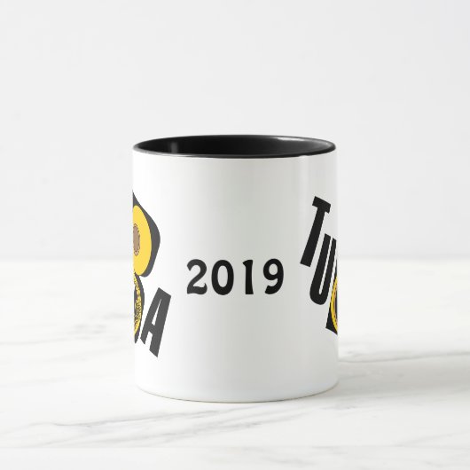 schuine tuba tekst mok (Midden)