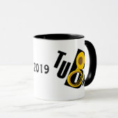 schuine tuba tekst mok (Voorkant rechts)