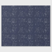 Schuine vierkant cadeaupapier (Vlak)