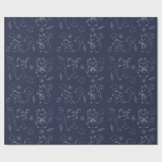 Schuine vierkant cadeaupapier (Vlak)