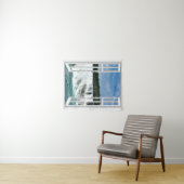 Schuine wand van het venster van het Fake-venster Wandkleed (In Situ (horizontaal))