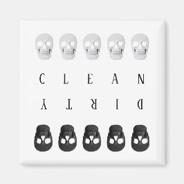 Schuine wasmachine voor witte wasmachine magneet