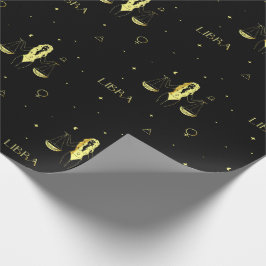 Schuine zodiale horoscoopsterbordgradiënt cadeaupapier