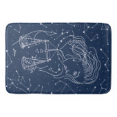 Schuine zodiale tekening badmat (Voorkant)