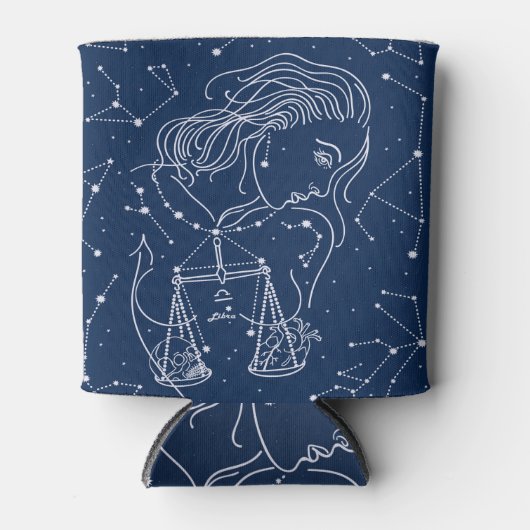 Schuine zodiale tekening blikjeskoeler (Voorkant)