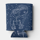 Schuine zodiale tekening blikjeskoeler (Achterkant)