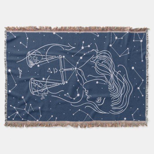 Schuine zodiale tekening deken (Voorkant)