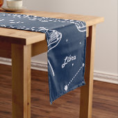 Schuine zodiale tekening korte tafelloper (Voorbeeld)