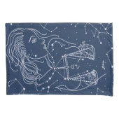 Schuine zodiale tekening kussensloop (Voorkant)