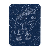 Schuine zodiale tekening magneet (Verticaal)