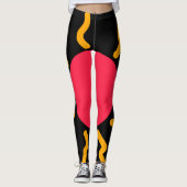 Schuine zon leggings (Voorkant)