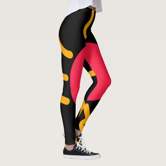 Schuine zon leggings (Rechts)