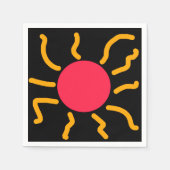 Schuine zon servet (Voorkant)