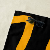 Schuine zon strandlaken (In situ)