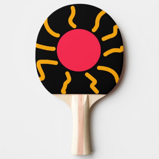 Schuine zon tafeltennisbatje (Voorkant)