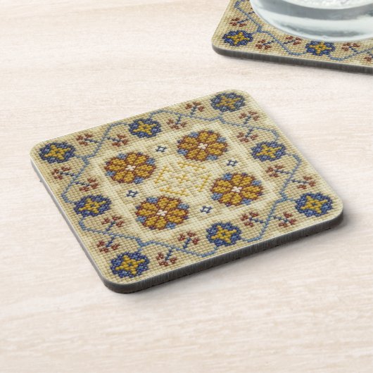 Schuinkruisteek onderzetter (Linkerzijde)