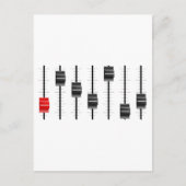 Schuiven of omslagen voor geluids- of videomonitor briefkaart (Voorkant)