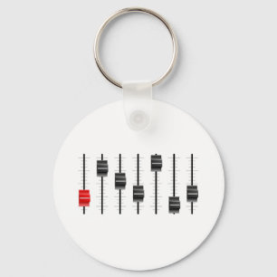 Schuiven of omslagen voor geluids- of videomonitor sleutelhanger