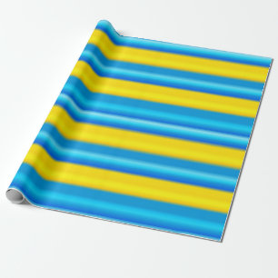 Schuiven van Bright Diamanten coördinerende stripe Cadeaupapier