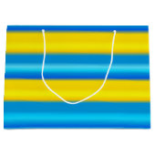 Schuiven van Bright Diamanten coördinerende stripe Groot Cadeauzakje (Voorkant)