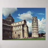 Schuivende Toren van Pisa Fotografie Poster (Voorkant)