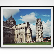 Schuivende Toren van Pisa Fotografie Poster