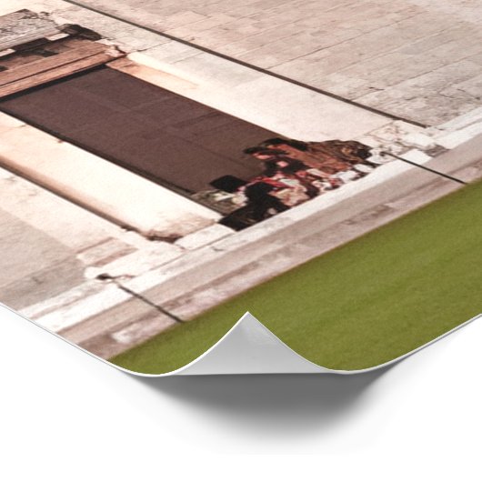 Schuivende Toren van Pisa Italië Europa Reizen Poster (Hoek)