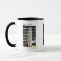Schuivende toren van Pisa Italië retro souvenir