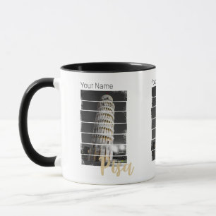 Schuivende toren van Pisa Italië  retro souvenir Mok
