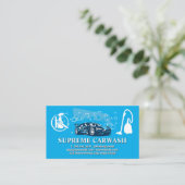 schuiver | Spuitreiniging | vacuüm | autowasplaats Visitekaartje (Staand voorkant)