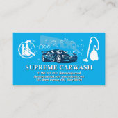 schuiver | Spuitreiniging | vacuüm | autowasplaats Visitekaartje (Voorkant)