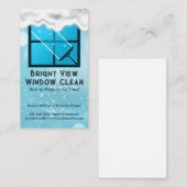 schuiver | Vensterreiniging | Zeepbellen Visitekaartje (Voorkant / Achterkant)