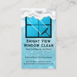 schuiver   Vensterreiniging   Zeepbellen Visitekaartje