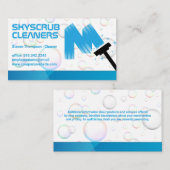 schuiver | Zeepbellen Visitekaartje (Voorkant / Achterkant)