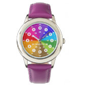 Schulanfangsgeschenk Lernuhr Kinder-Armbanduhr Horloge (Voorkant)