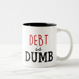 Schuld is Dumb Coffee Mok