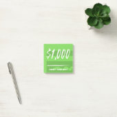 Schuld op Kaart ($ 1.000) Post-it® Notes (Kantoor)